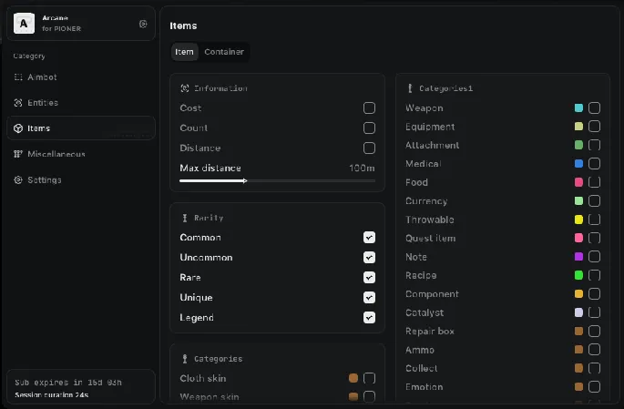 ARCANE preview